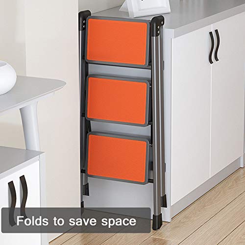 Échelles métalliques pliantes polyvalentes pour rangement maison
