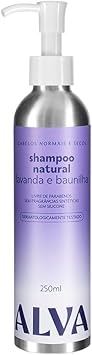 Shampoo Cabelos Normais E Secos - Lavanda E Baunilha Alva 250Ml