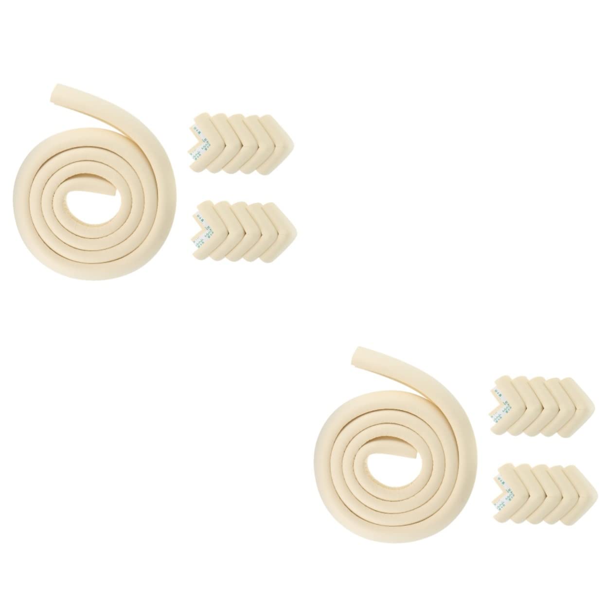 SUPVOX 2 Ensembles Protection de Coins Bordures pour Garçon Fille de Bandes Antichocs Nbr Améliorée pour Mobilier Table Protection Douce Facile à Installer