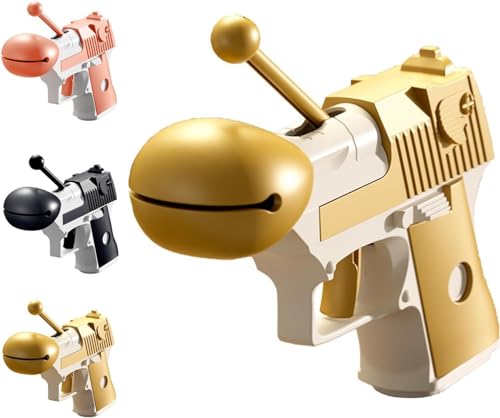 重力フィジェット おもちゃ 木魚銃 ストレス解消 ストレスおもちゃ ミニ 3D プリント ニンジン銃 ハンドセラピー 大人 子供 面白い 減圧玩具