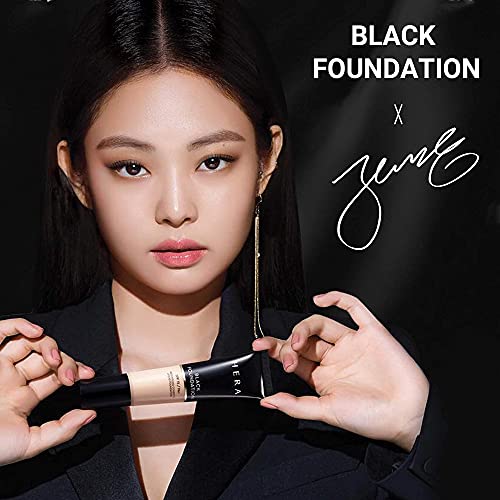 Hera Black Foundation Matte Makeup, Longwear And Oil-Free, Jennie Picked Lightweight Cover Fit Liquid Concealer Foundation (1.18 Fl Oz, 21N1) #TOP1