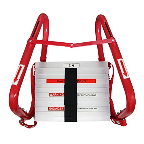 Hausse Retractable 2 Story Fire Escape Ladder, 13 Feet #TOP1