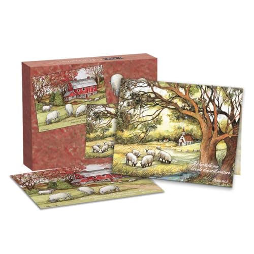 Cartes assorties The Lord Is My Shepherd LANG 2080534 coffret cadeau