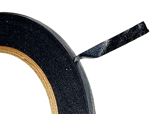 Draping Tape 1/4" X 60 Yd. - It Sticks Onto Your Dress Forms To Help You With Your Designs With Ease (Black, 3 Rolls) By Ids International Design Supplies #TOP3