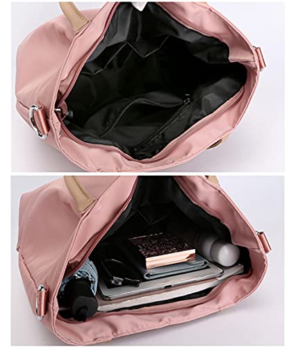Sac à main en nylon noir léger et spacieux au format Medium