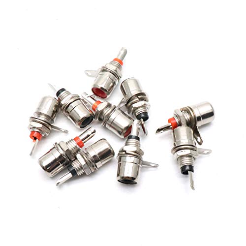 Conectores RCA hembra para panel, pack x10 miniatura 1