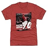 500 LEVEL Tejay Antone T-Shirt (Premium Men's T-Shirt, X-Large, Tri Red) - Tejay Antone State WHT