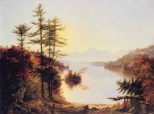 Tableaux pour la décoration de la chambre Cole toile murale lac 60x90cm
