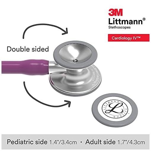 3M Littmann Cardiology IV Stethoscope (Plum) - Image 4