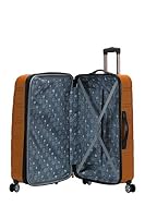 Rockland Melbourne Hardside Expandable Spinner Wheel Luggage, Checked Large 28", Orange — image 7