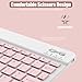 Bluetooth Keyboard for iPad 10th Generation, iPad Pro 13/12/11/10/9/8/7 inch, iPad Air 13/11th Gen, iPad mini, Samsung Xiaomi Tablets, etc. - Slim Wireless Portable Travel Office Computer Accessories