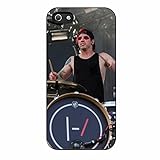 Veinte One Pilotos Josh Dun iPhone 5/5S Caso (plástico), Color Negro