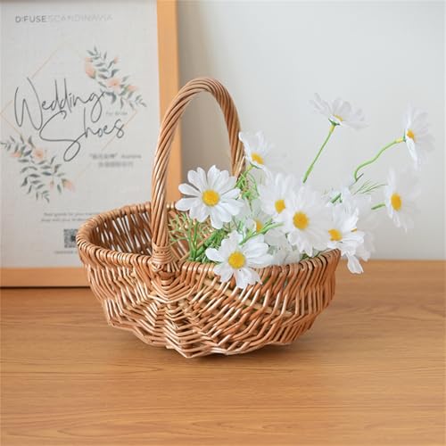 Panier en osier unique haut de gamme fait main multi-usage - 6