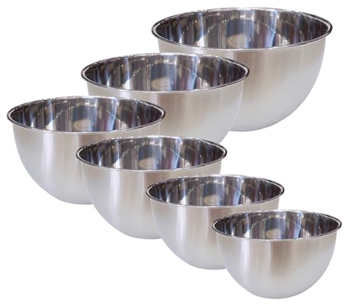 Tazón de Acero Inoxidable para Mezclar 4 Cuartos Plata miniatura 4