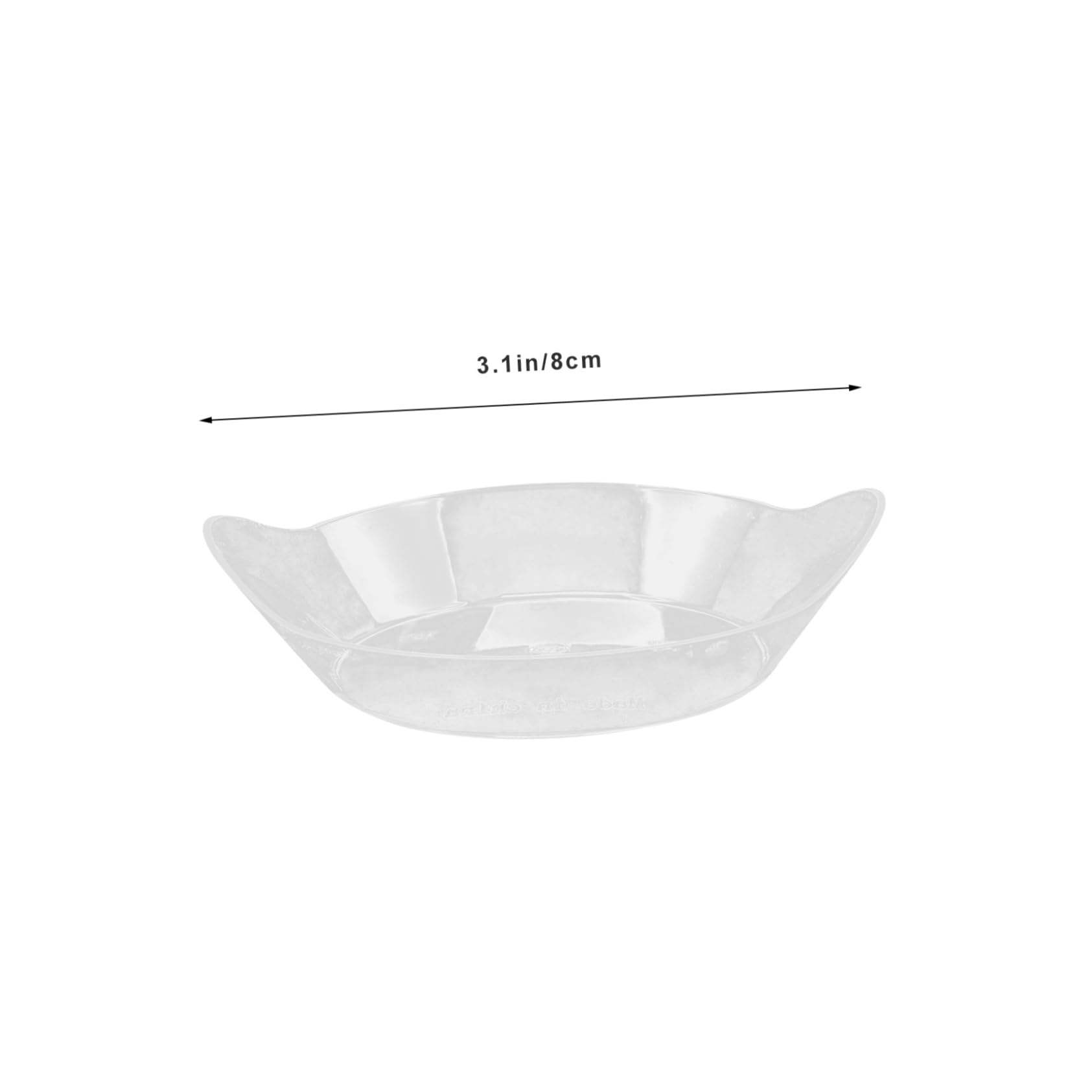 HOLIDYOYO 50pcs Plastic Dessert Containers Cup Bowl Mini Dessert Cup Yogurt Tray Shop Supply Ice Holder