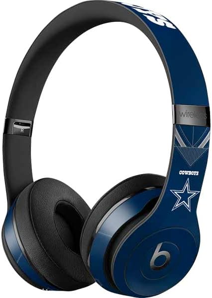 Skinit Decal Audio Skin Compatible with Beats Solo 3 Wireless - Officially Licensed NFL Dallas Cowboys Team Jersey Design
