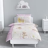 ANGENEHM AUF DER HAUT: Unser 2-teiliges Bettwäsche Set wird hergestellt aus 100% Baumwolle in einer kuscheligen sowie atmungsaktiven Fein-Biber Qualität und ist ideal für das Babybett