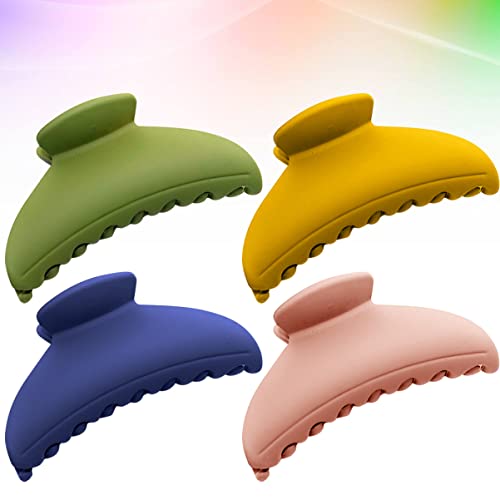 Lurrose 8 peças acessórios aleatórios de mandíbula de cabelo clipes de rabo de cavalo de plástico cl