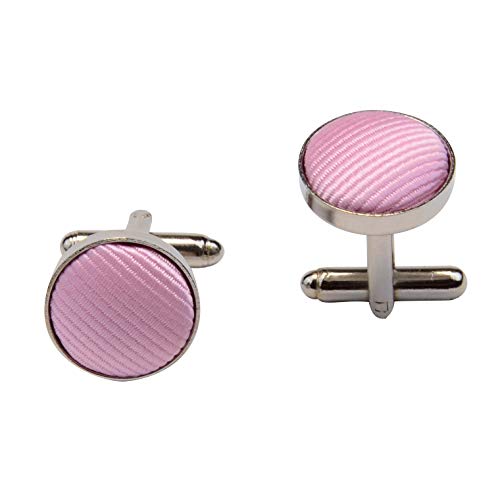 Image of GUSLESON 3.15 inch(8cm) Solid Color Necktie and Pocket Square Cufflinks Sets For Men + Gift Box
