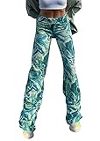  shownicer Pantalons Femmes Mode Taille Haute Décontractés Droit Trousers Couleur Unie Slim Fit Pants Élastique Sexy Streetwear avec Cordon Pantalon de Jogging Yoga X2 Vert S