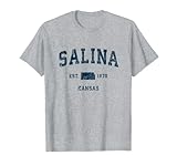 Photo Gallery salina kansas ks - stampa sportiva vintage maglietta Photo Gallery salina kansas ks - stampa sportiva vintage maglietta
