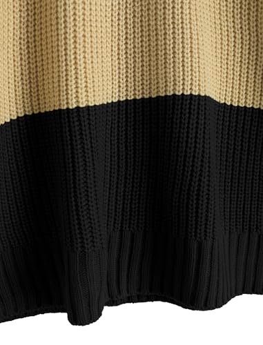 Image of ZAFUL Sweaters for Women Off Shoulder Knit Sweater with Long Sleeve Loose Pullover Jumper Tops