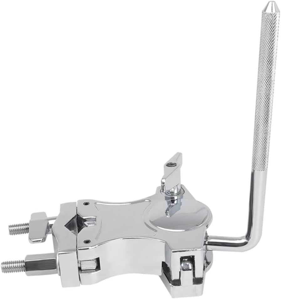 VICASKY Musical Instrument Accessory Drum Set Clip for Tom Drum Mounting Extension Clamp 2 Wrenches Zinc Alloy (red)