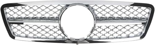 Calandre avant Benz Classe C W203 en chrome argenté pour élégance et style raffiné