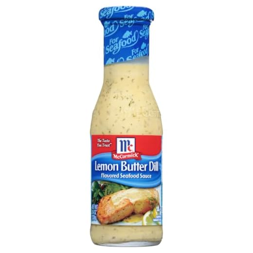 McCormick Golden Dipt Lemon Butter Dill Flavored Seafood Sauce, 8.4 oz (Pack of 6)