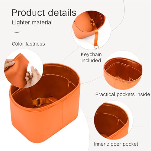 Image of Fits for Picotin Bag Insert Organizer For Hermes(22,Orange)