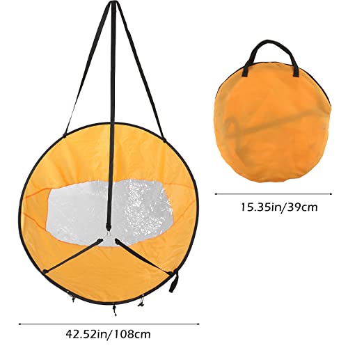 Dyna-Living Kayak Sails, 42" Durable Kayak Wind Sail Foldable Downwind Kayak Sail Kit Upwind Wind Paddle Sail For Kayak Boat Sailboat Canoe #TOP5