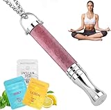 RauchentwöHnung Hilfsmittel Halskette, Hilfsmittel Atemhalskett mit Widerstandsfilter, Achtsamkeitskette zur Beruhigung & Stressabbau, Anxiety Stressabbau Erwachsene, Premium Rauchfrei
