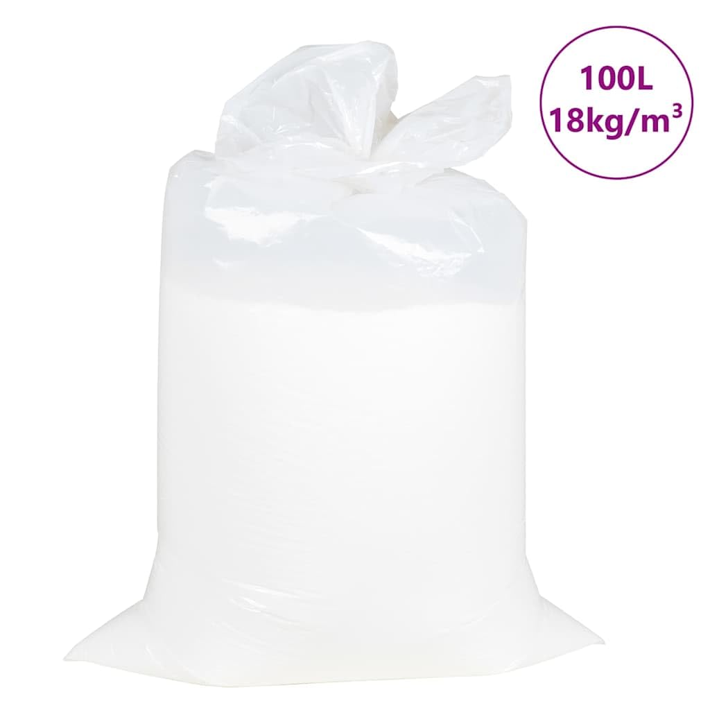 Wypełnienie worka do siedzenia EPS, 100 l, białe, 18 kg/m³, trwały materiał wypełniający do worków do siedzenia, poduszek, pluszaków, koców obciążeniowych, projektów rękodzielniczych