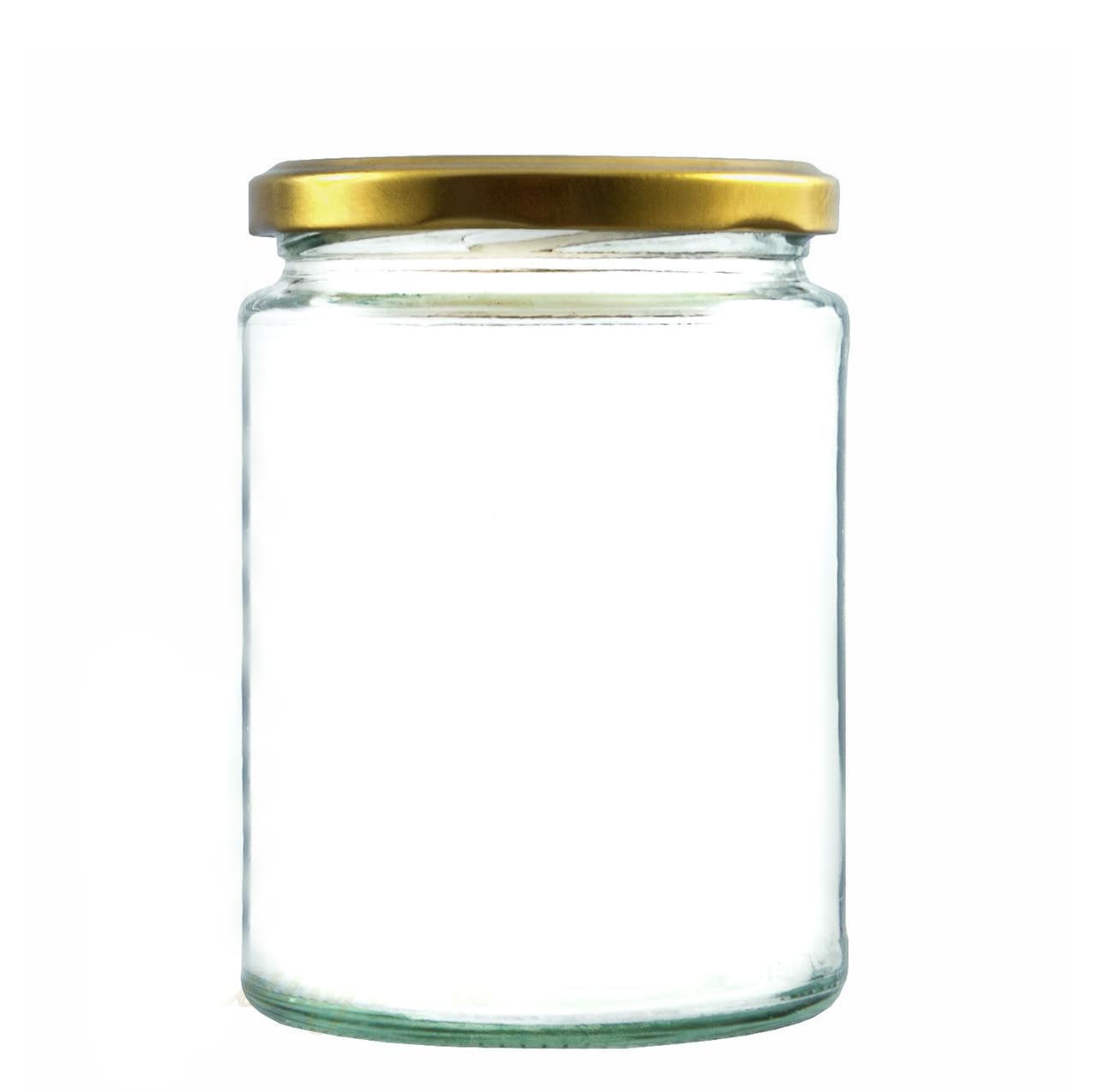 Wares Of Knutsford Gold 300Ml Glass Food Jar With Twist Off Lids For Jam Marmalade Honey (24, )