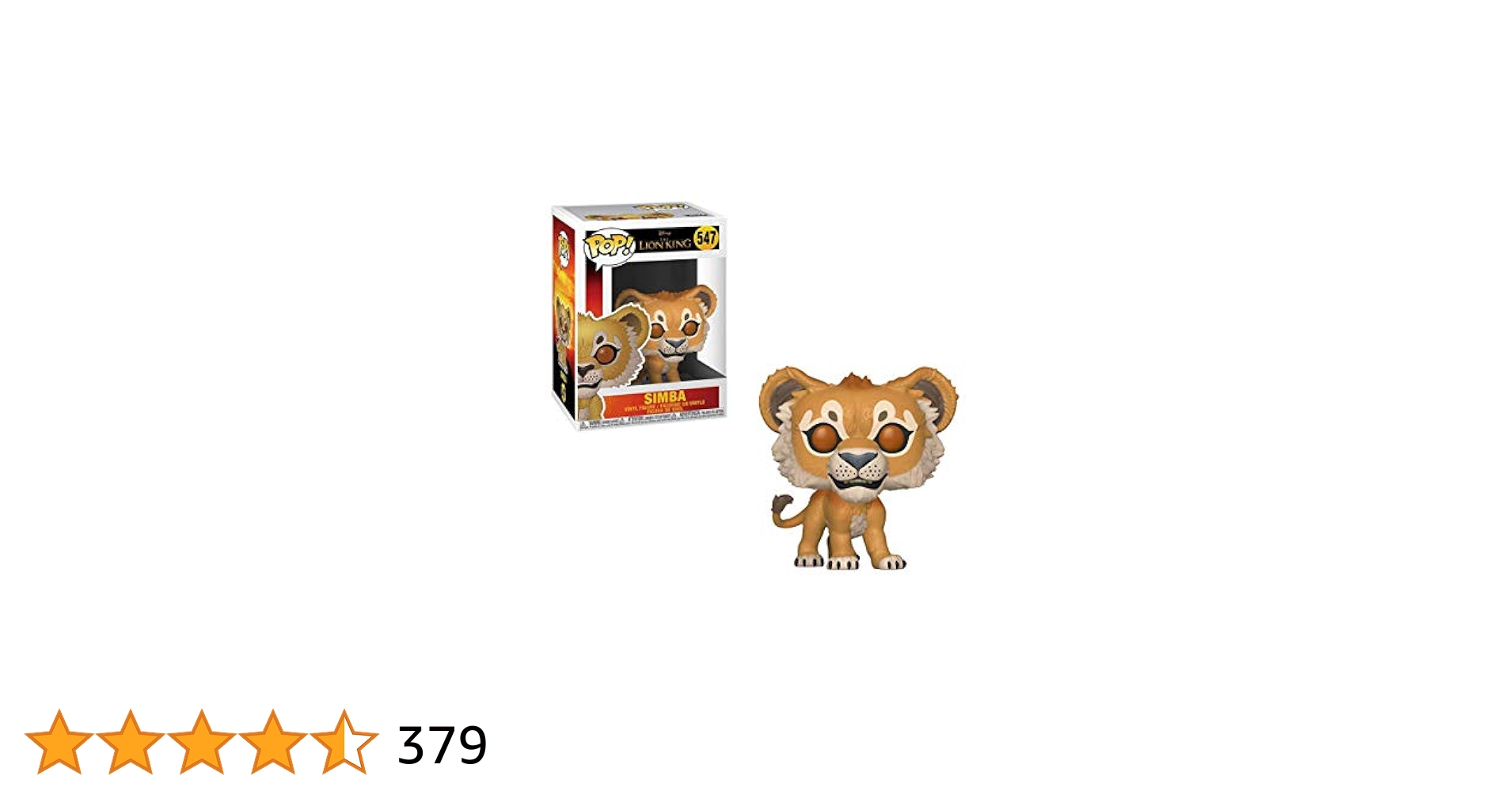 Funko 38543 Pop! Disney: Lion King Live Action - Simba