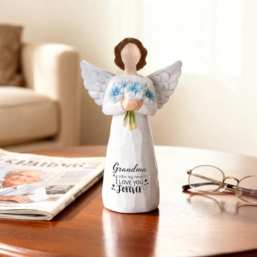 Cadeau pour grand-mère : figurine d'ange pour rompre la solitude et décorer - 5