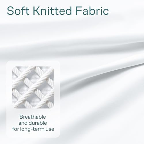 Niagara Sleep Solution 4 Pack Waterproof Pillow Protectors King 20x36 Inches Smooth Zipper Premium Encasement Covers Quiet Cases Set White