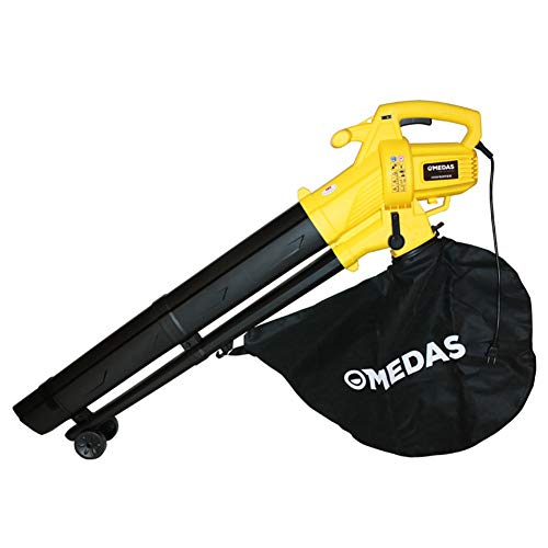 Garten Laubsauger Vakuum-3000W, 2 in 1 Shredder Elektro Haartrockner Reiniger, Haushaltsstaubblätter Schnee Removal Tool, 10m Kabel - 45L Tasche