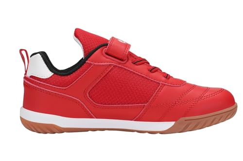 JAKO Unisex Kinder J-sh Winger Ev Hallenturnschuh, Fiery Red Jet Black, 34 EU