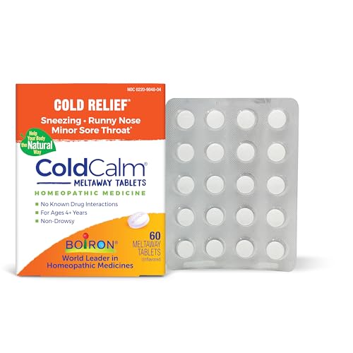 Boiron ColdCalm Tablets for Relief of Common Cold...