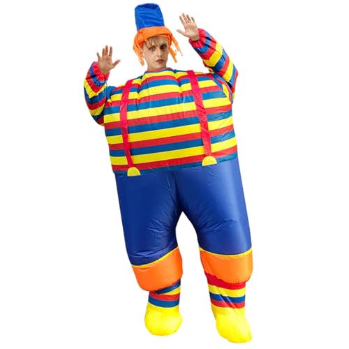 Costume de Clown Gonflable Adulte Combinaison Étanche Idéale Fête Halloween