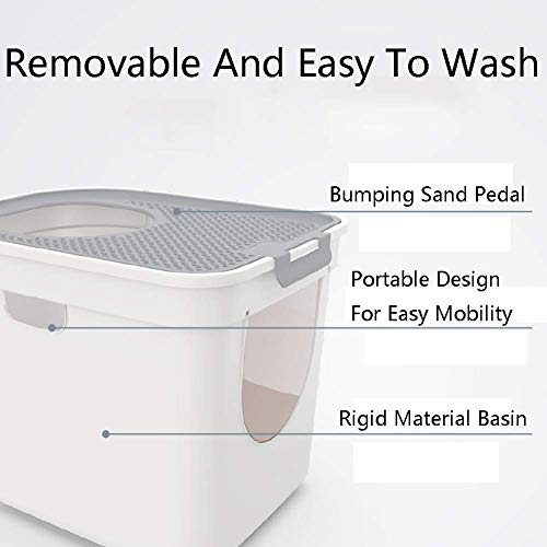 WPETM Ciotola per lettiera per Gatti Completamente...