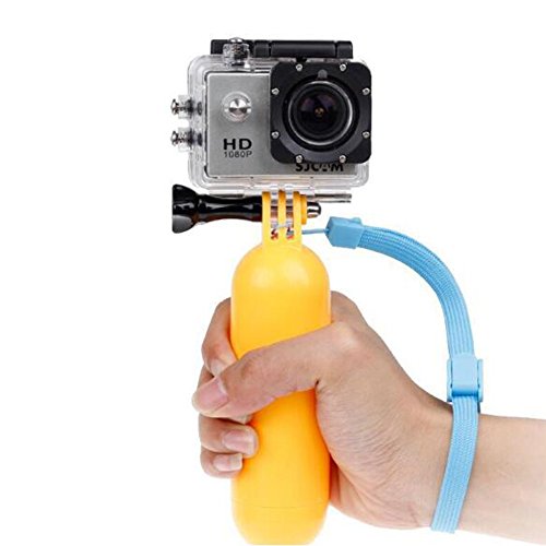 Walway Floating Hand Grip Floaty Handheld Monopod For Gopro Hero 6/5/ 5 Session/ 4 Session/ 4/3+/ 3/2/1, Sj4000/Sj5000, With Long Handle Screw And Wrist Strap #TOP1