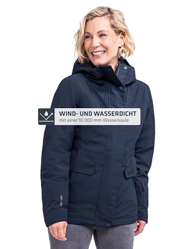Schöffel Damen Ins. Jacket Antwerpen L, wasserdichte und atmungsaktive Winterjacke, urbane Outdoorjacke mit 2-Wege-Reißverschluss und… – Ansicht 2