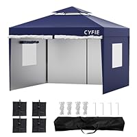 Amazon | CYFIE タープテント 3x3m サイドシート1枚付属 風抜けベンチ Amazon | CYFIE タープテント 3x3m サイドシート1枚付属 風抜けベンチ