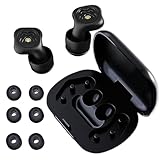 Ohrstöpsel zum Schlafen, Ohrstöpsel Geräuschunterdrückung, Wiederverwendbarer Gehörschutz mit 8 Silikon Ohrstöpseln, Weiche Silikon Earplugs, Ear Plugs für Seitenschläfer, Reisen, Büro, Schwarz