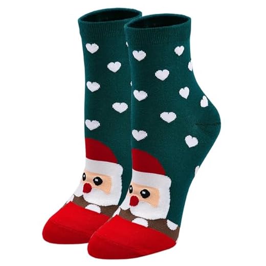 ZAKASA Fantaisie Chaussette Noël Femme: Coton Hiver Rigolotes Chaussettes Idée Cadeau Femme Drôle Chaussettes d'hiver Imprimé Humour Animale Motif 1 Paires EU 35-41 Noël-B
