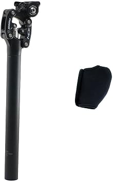 SR Suntour SP12 NCX 30.9X400mm Suspension Seat Post with Protective Cover,Black, VK2724