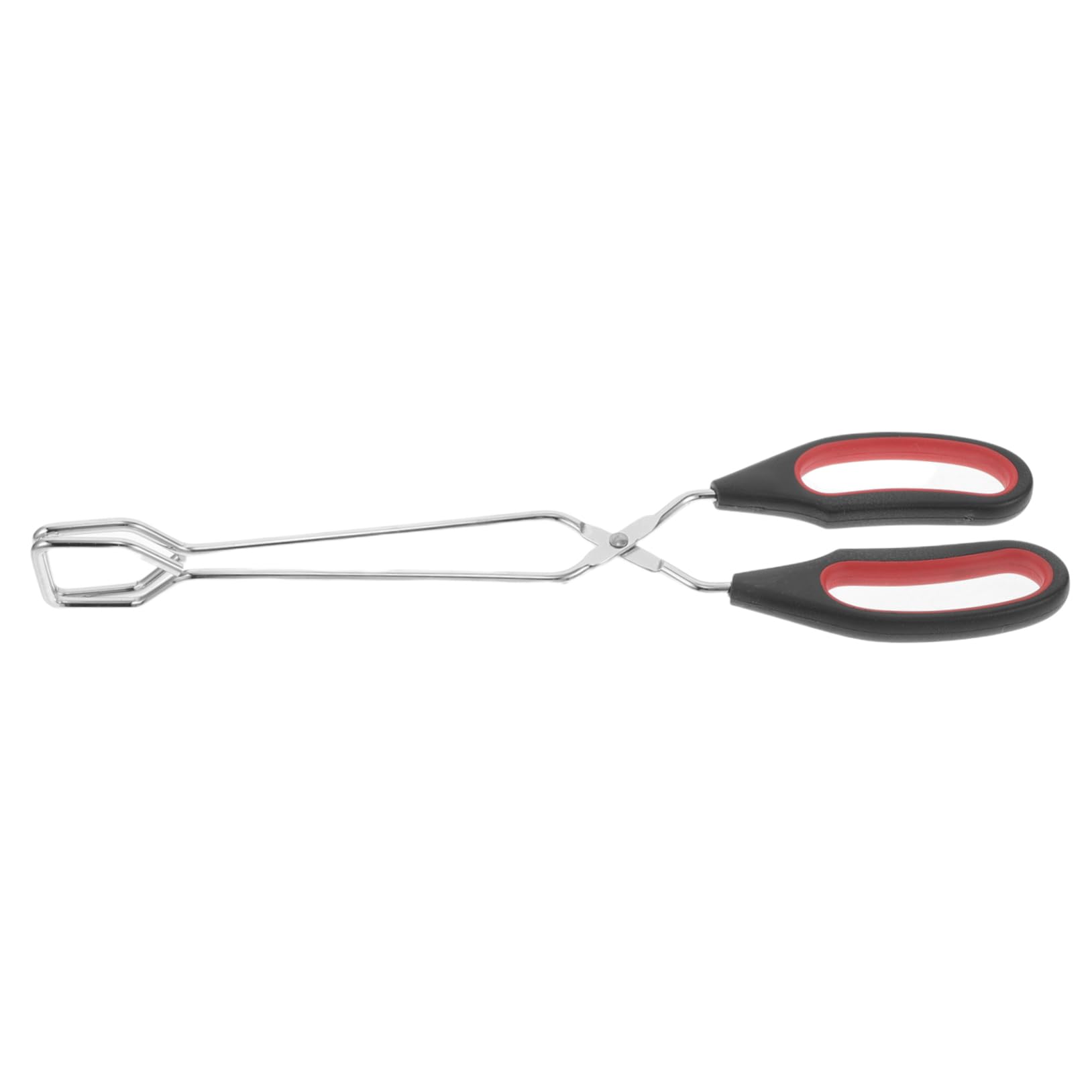 GANAZONO Stainless Steel Scissor Tongs for Bbq and Cooking Heat Resistant Utensil with Sharp Grip for Meat Bread and Toast Versatile Kitchen Tool for Grilling Enthusiasts