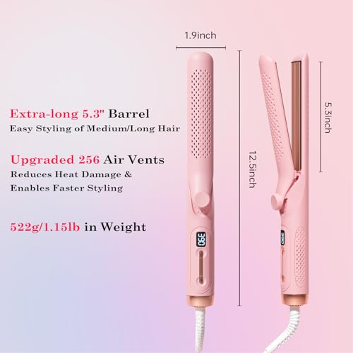 Hahahope Hair Straightener Curler 2-in-1 697 の商品画像 7